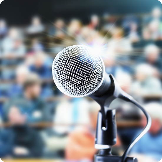 Call for Speakers - A microphone